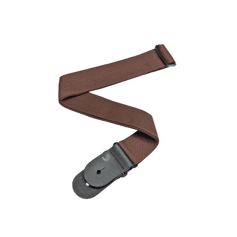 D'Addario Polypropylene Guitar Strap Brown PWS109
