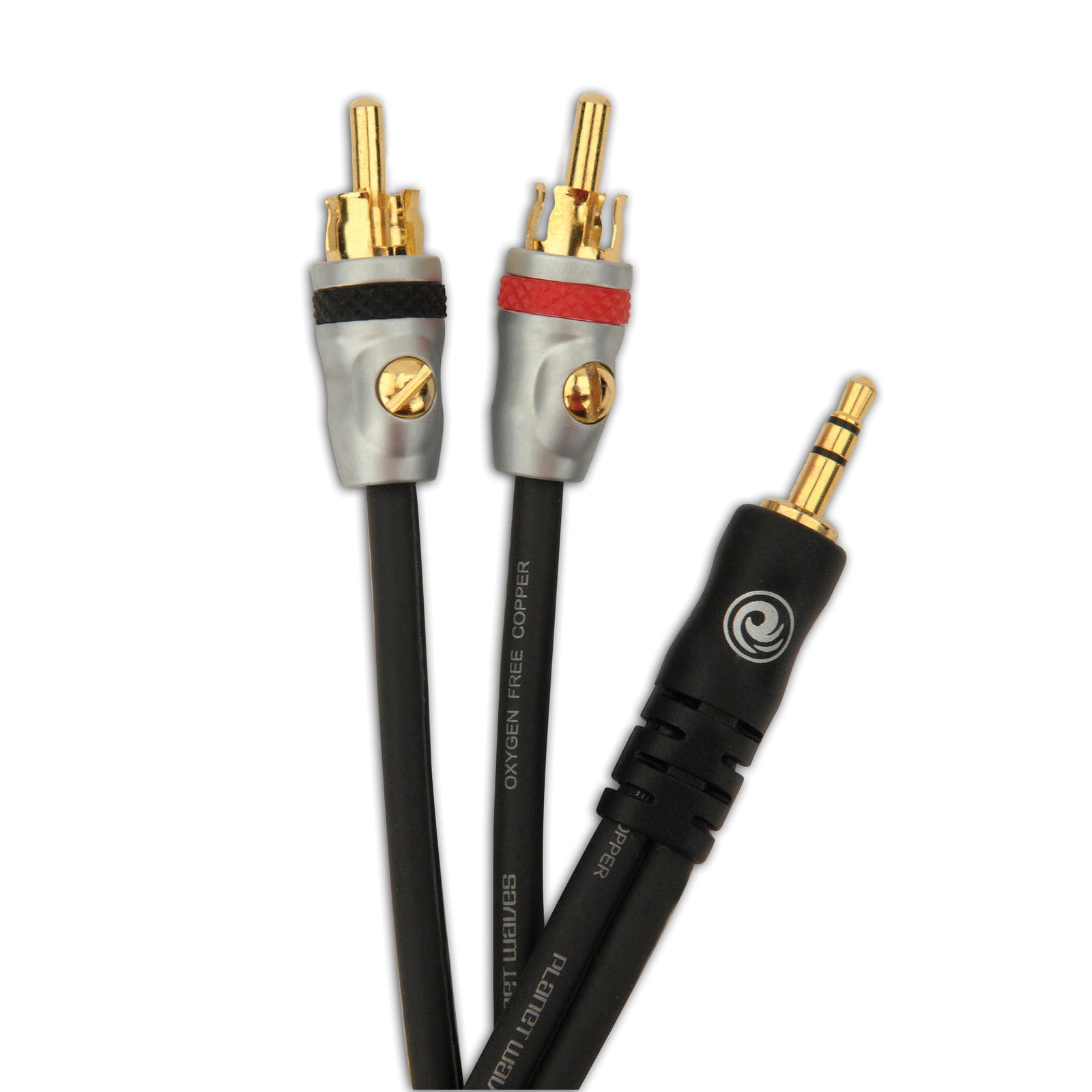 D'Addario Dual RCA to Stereo Mini Cable 5 feet