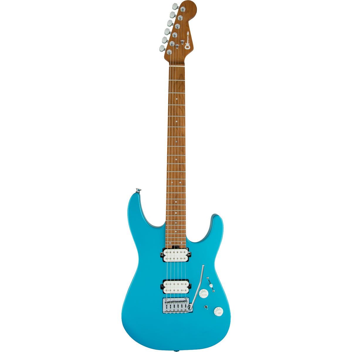 Charvel Pro-Mod DK24 HH 2PT CM Caramelized Maple Fingerboard Matte Blue Frost