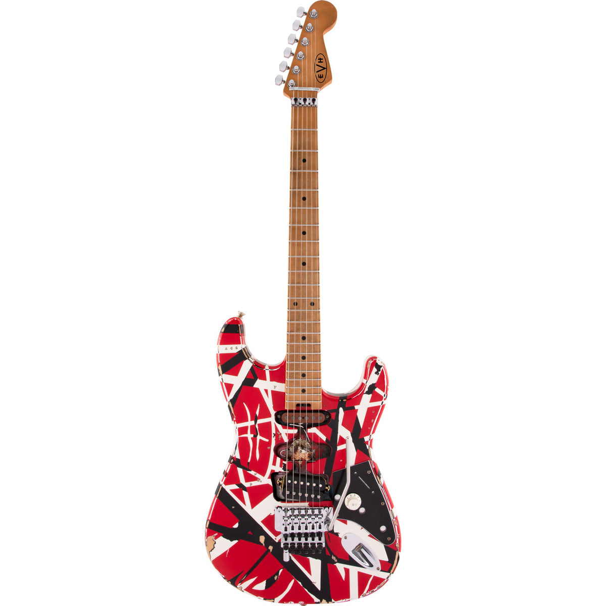 EVH Striped Series Frankie Red/White/Black Relic