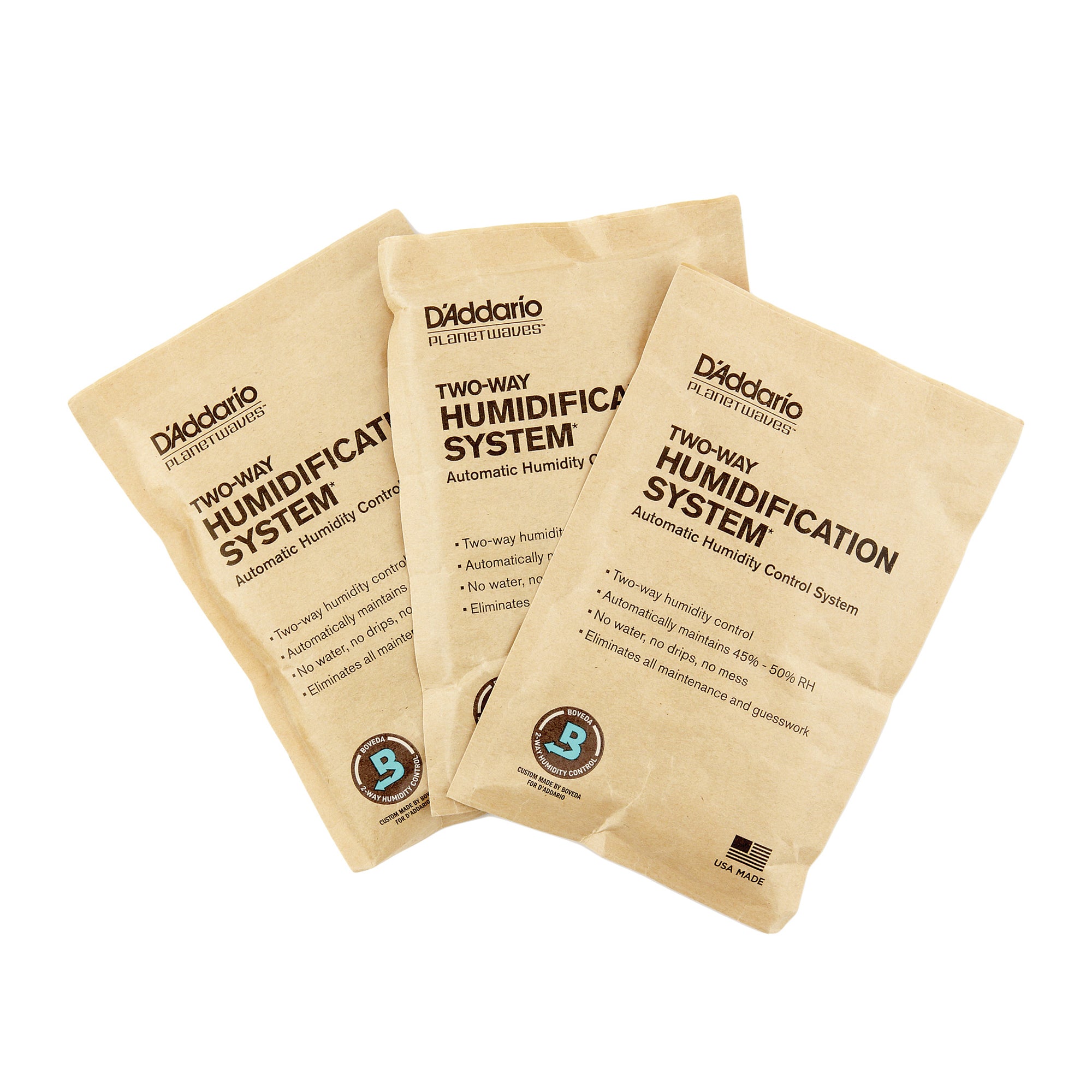 D'Addario Two-Way Humidification System Replacement Packets Humidipak