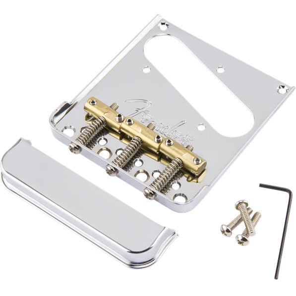 Fender American Professional Tele 3-Saddle Bridge Assembly Chrome