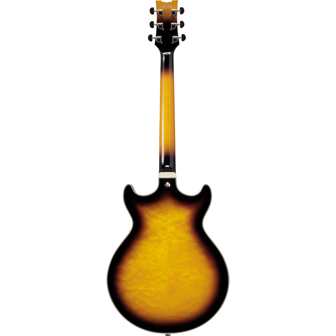 Ibanez AM93QMAYS Artcore Antique Yellow Sunburst