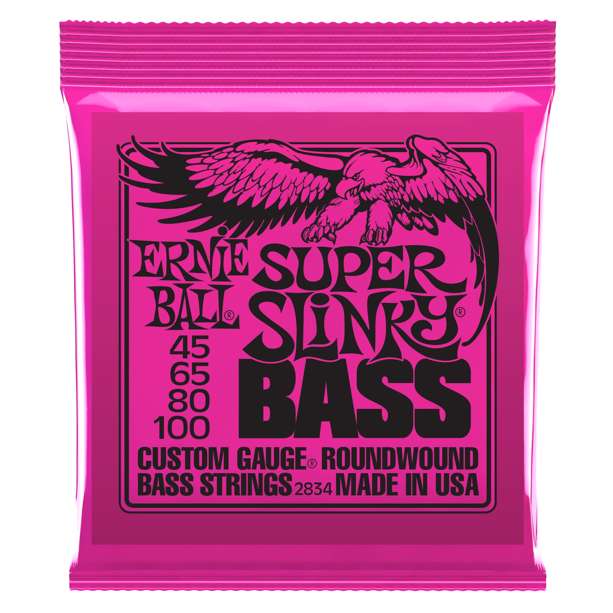 Ernie Ball Super Slinky Nickel Wound Bass Strings