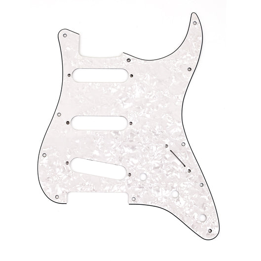 Fender 11-Hole Modern-Style Stratocaster S/S/S Pickguard White Pearl