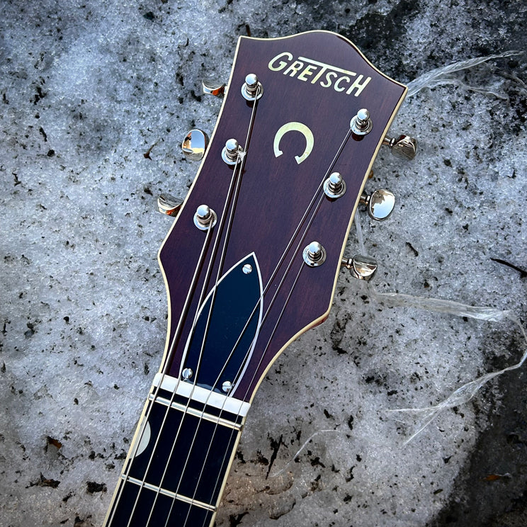 Gretsch G6120T-59 Vintage Select Edition '59 Chet Atkins Hollow Body w/Bigsby Vintage Orange Stain Lacquer