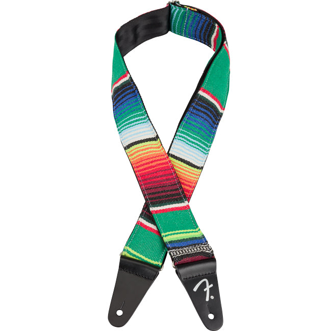 Fender Serape Strap Green Multi 2"