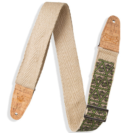 Levy's Illuminati Hemp Natural Multi Guitar Strap MH8P-005