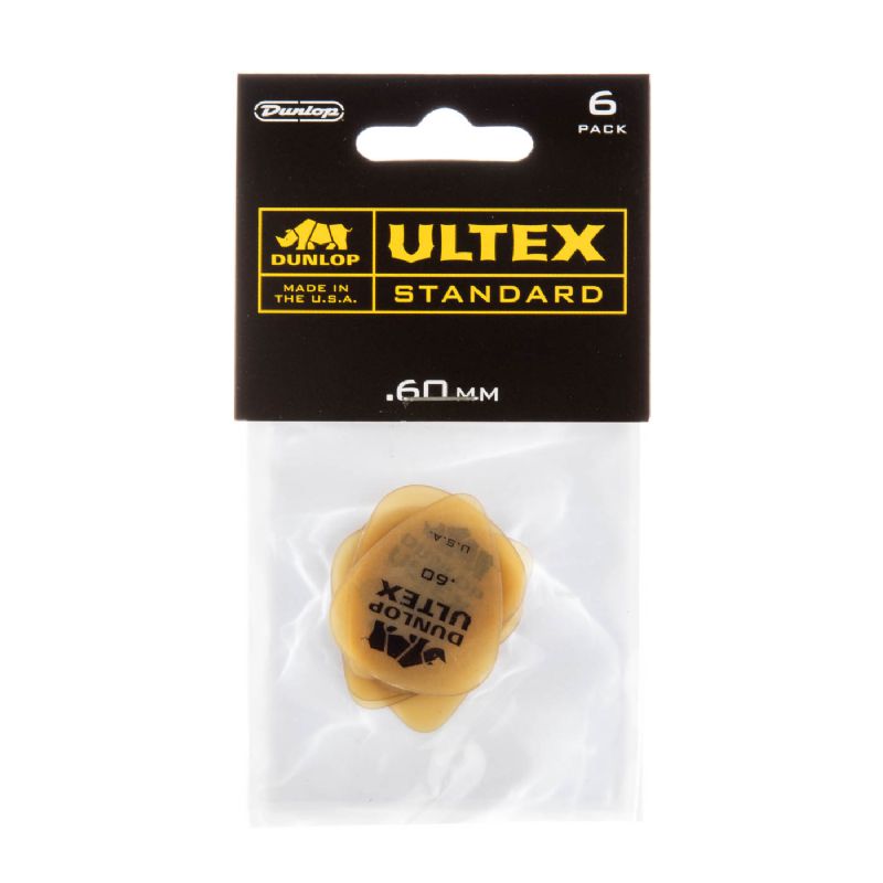 Dunlop Ultex Standard .60mm Pick 6 Pack