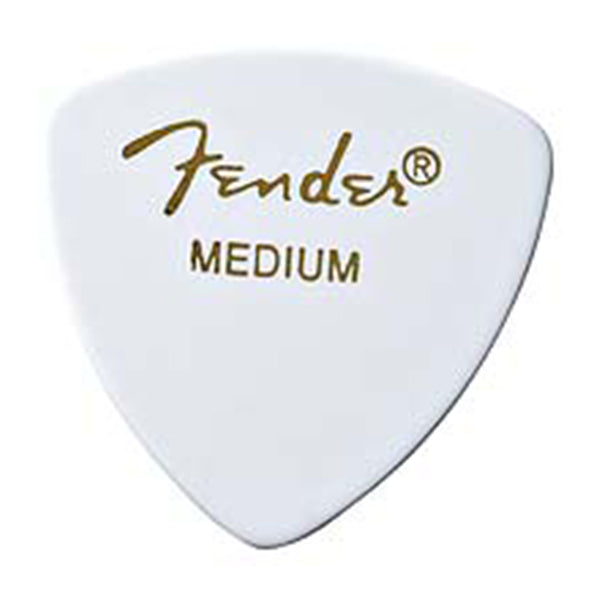 Fender Classic Celluloid Picks 346 Shape 12 Pack Medium White