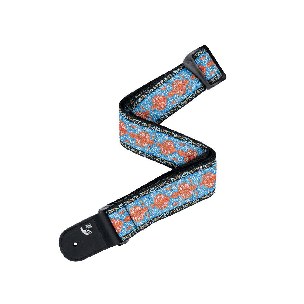 D'Addario Eco Guitar Strap Woven Blue Orange 50RW05