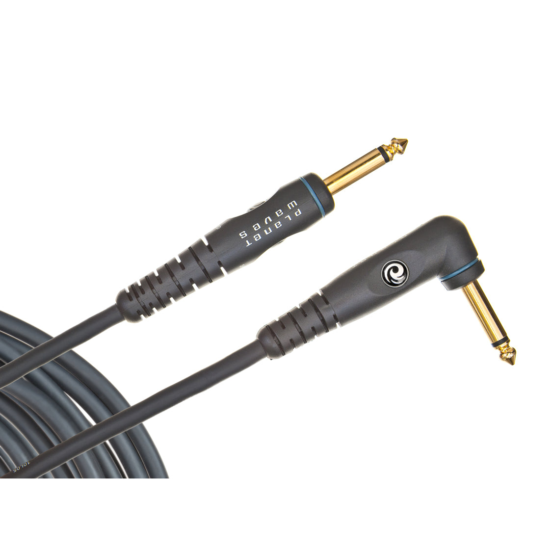 D'Addario Custom Series Instrument Cable Right Angle 20 feet