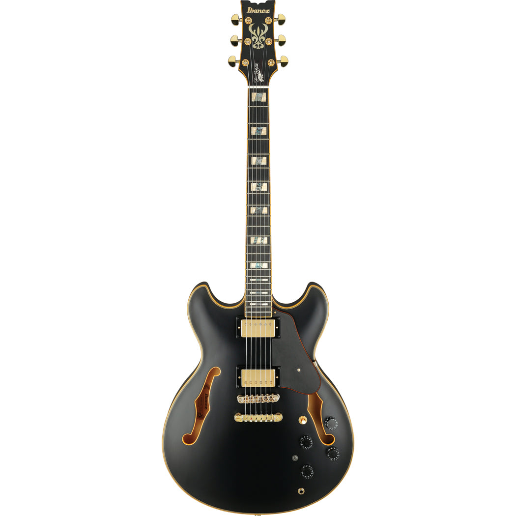 Ibanez JSM20BKL John Scofield Hollow Body Guitar Black Low Gloss w/Case