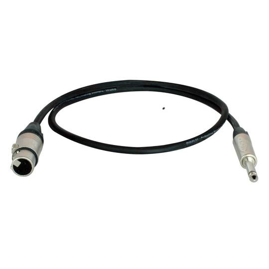 Digiflex 15' XLR Female to Mono 1/4 Plug NXFP-15