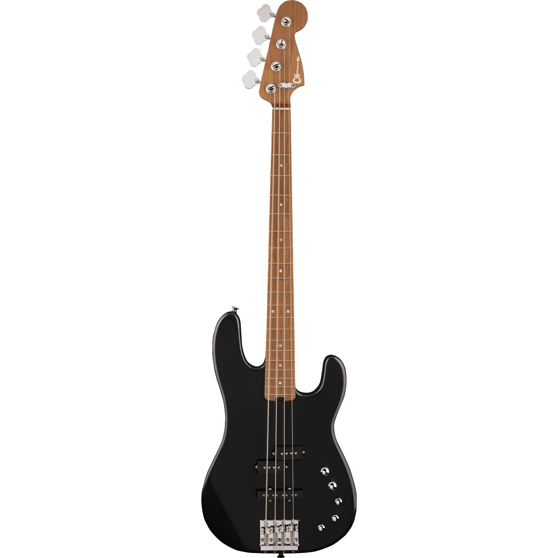 Charvel Pro-Mod San Dimas Bass PJ IV Caramelized Maple Fingerboard Metallic Black