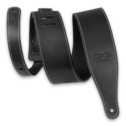 Levy's 2.5" Pull-Up Butter Leather Strap Black M17BAS-BLK