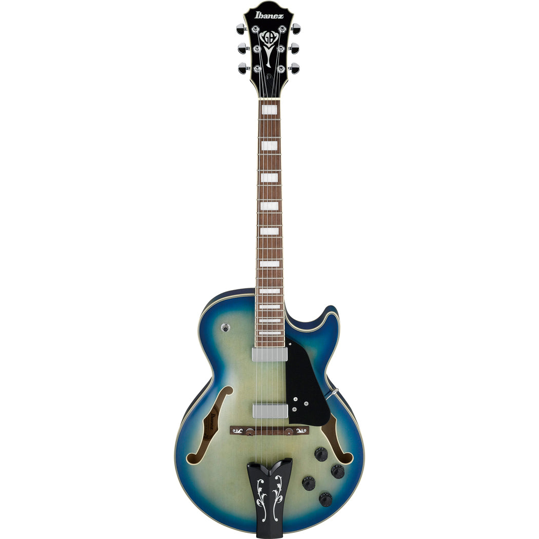 Ibanez GB10EMAA George Benson Signature Jet Blue Burst