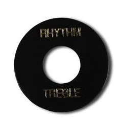 Gibson Toggle Switch Washer Black With Gold Printing