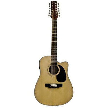 Beaver Creek Dreadnaught 12 String Acoustic Electric w/Bag BCTV05CE