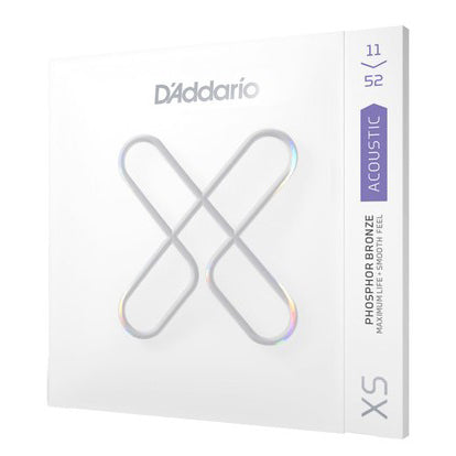 D'addario XS Acoustic Strings Phosphor Bronze Custom Light 11-52