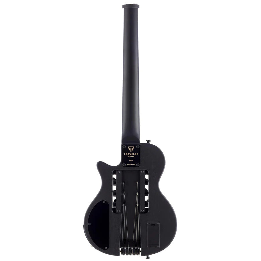 Traveler Guitar EG-1 Blackout Electric Guitar with Deluxe Gig Bag 