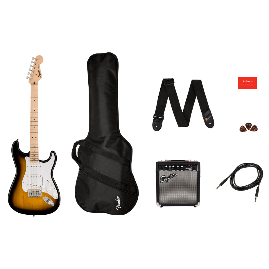 Squier Sonic Stratocaster Pack 2-Color Sunburst