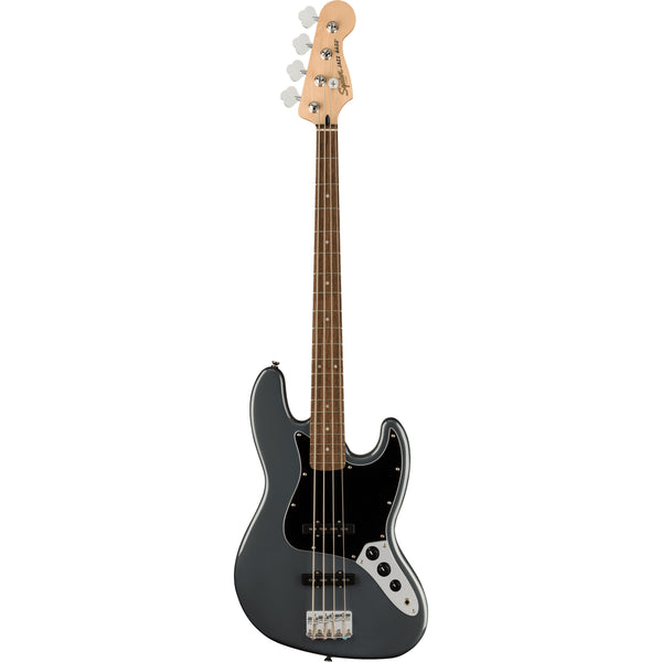 Squier Affinity Series Jazz Bass Charcoal Frost Metallic - Guitarworks