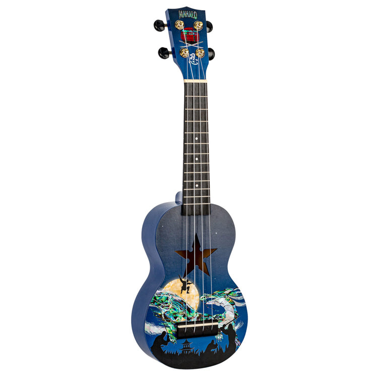 Mahalo Soprano Uke Ninja MA1NJ w/Bag