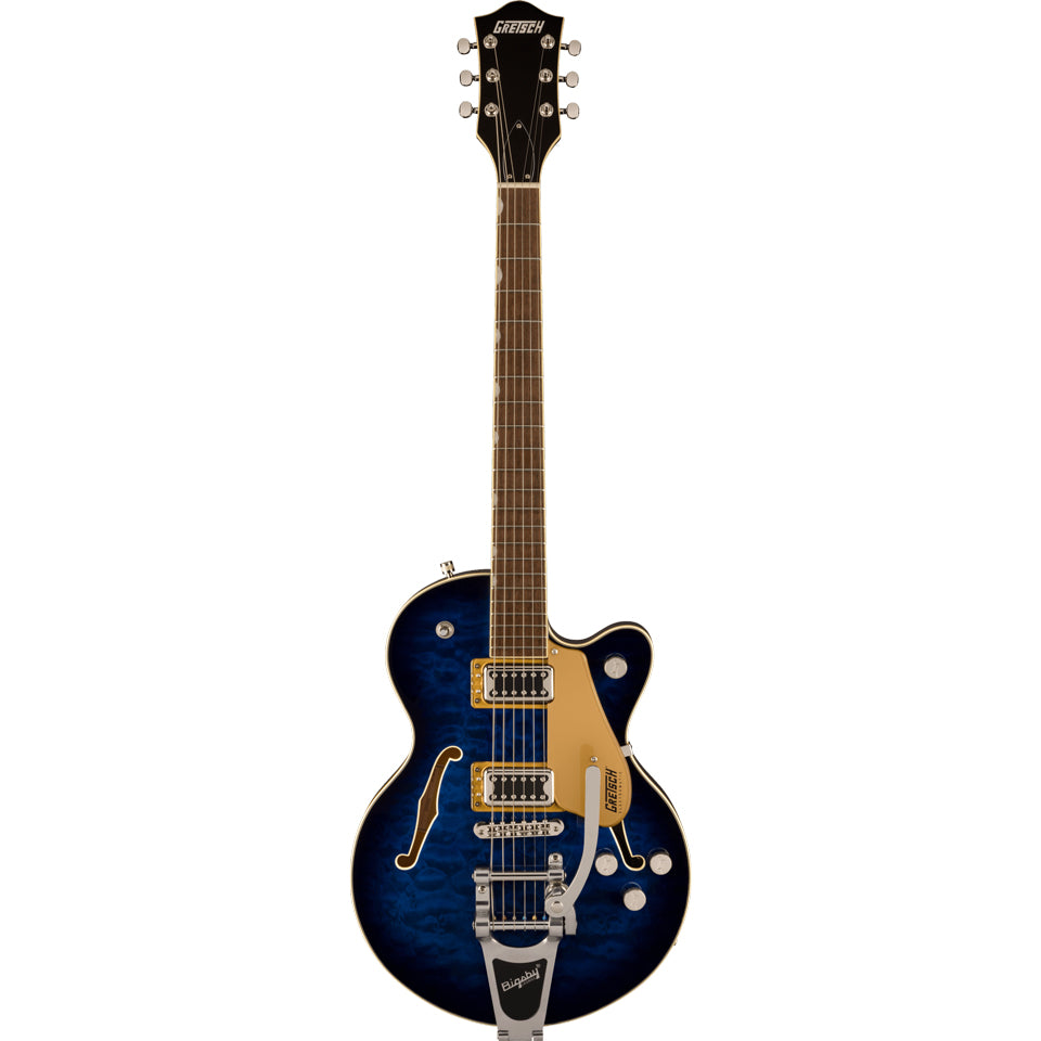 Gretsch G5655T-QM Electromatic Center Block Jr. Single-Cut Quilted Maple w/Bigsby Hudson Sky