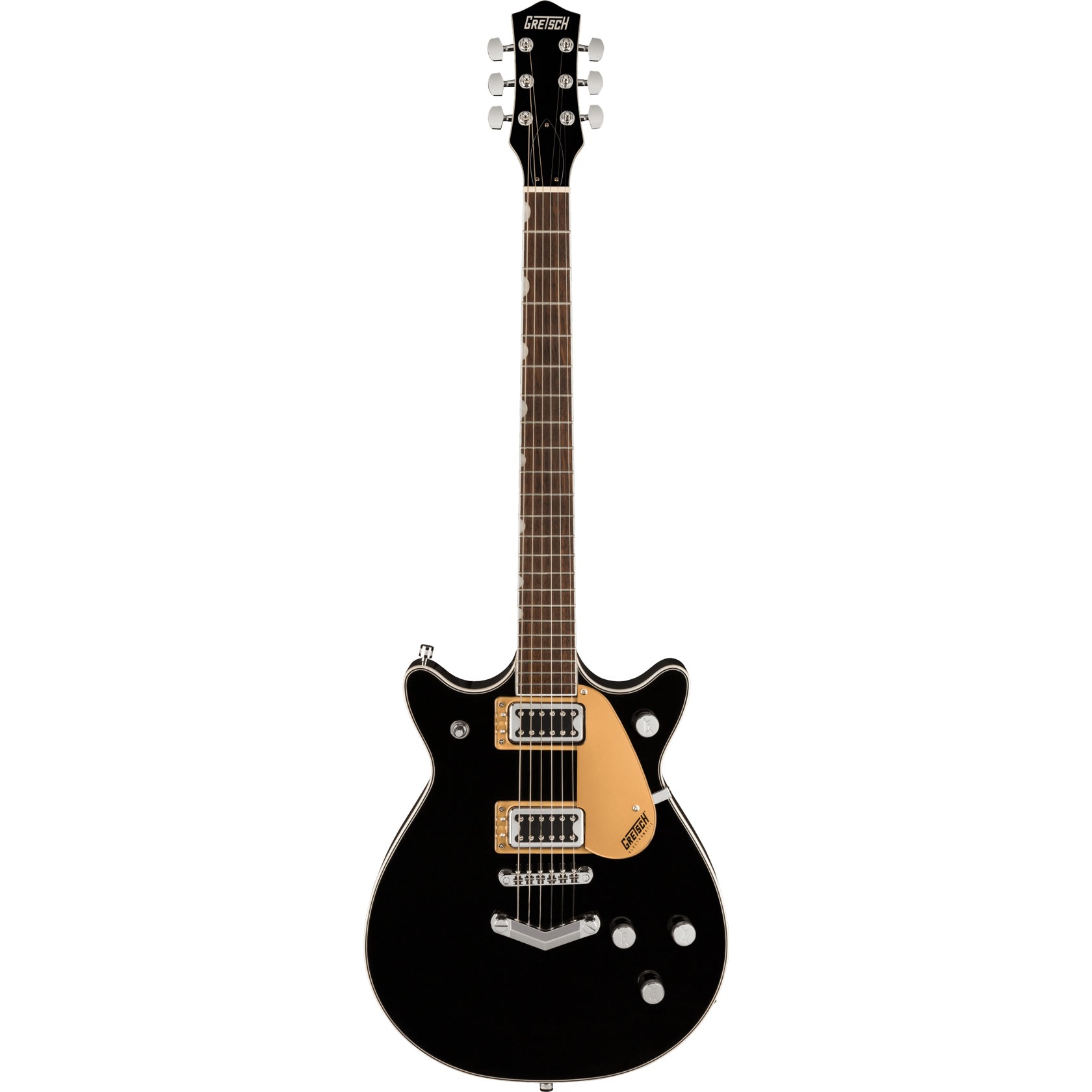 Gretsch G5222 Electromatic Double Jet BT with V-Stoptail Laurel Fingerboard Black
