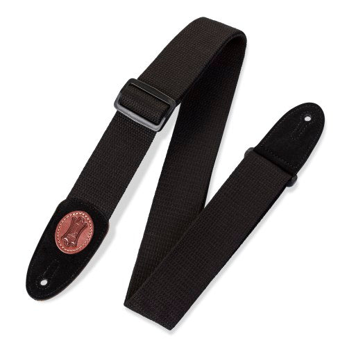 Levy's MSSC8-BLK Cotton Guitar Strap