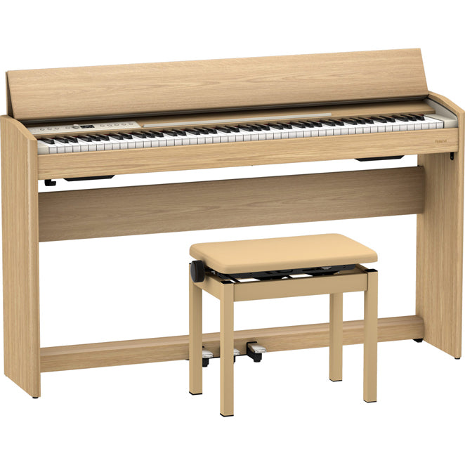 Roland F701-LA Digital Piano Light Oak w/Bench & Stand