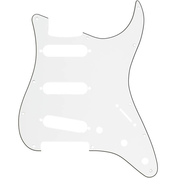 Fender Pickguard Stratocaster S/S/S 11-Hole Parchment
