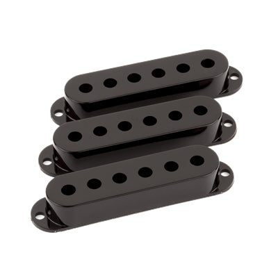 Fender Stratocaster Pickup Covers Set (3) Black