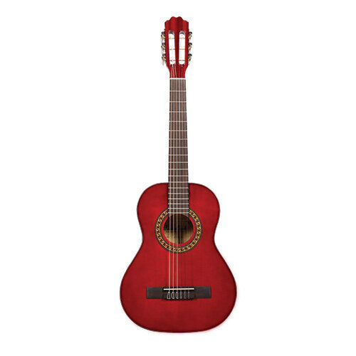 Beaver Creek 401 Series Classical Guitar 1/2 Size Trans Red w/Bag BCTC401TR