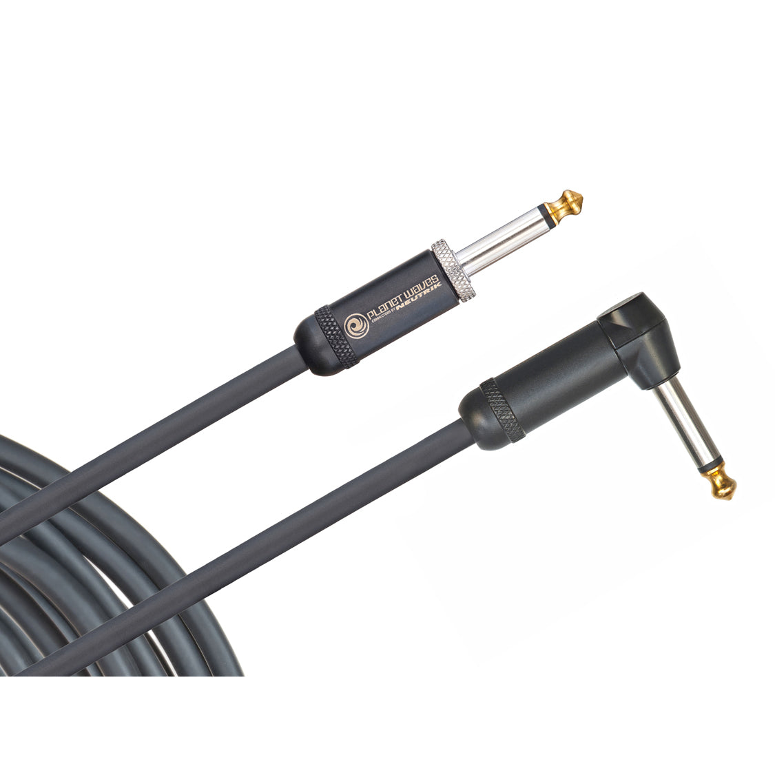 D'Addario American Stage Instrument Cable Right Angle 20 feet