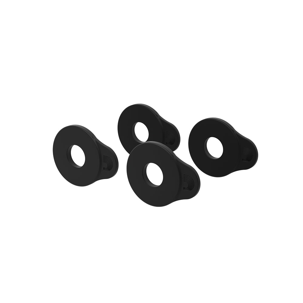 D'Addario PW-FLSB-04BK Flex Lock Strap Block 4-Pk Black