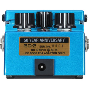 Boss 50th Anniversary Blue Driver Pedal BD-2-B50A