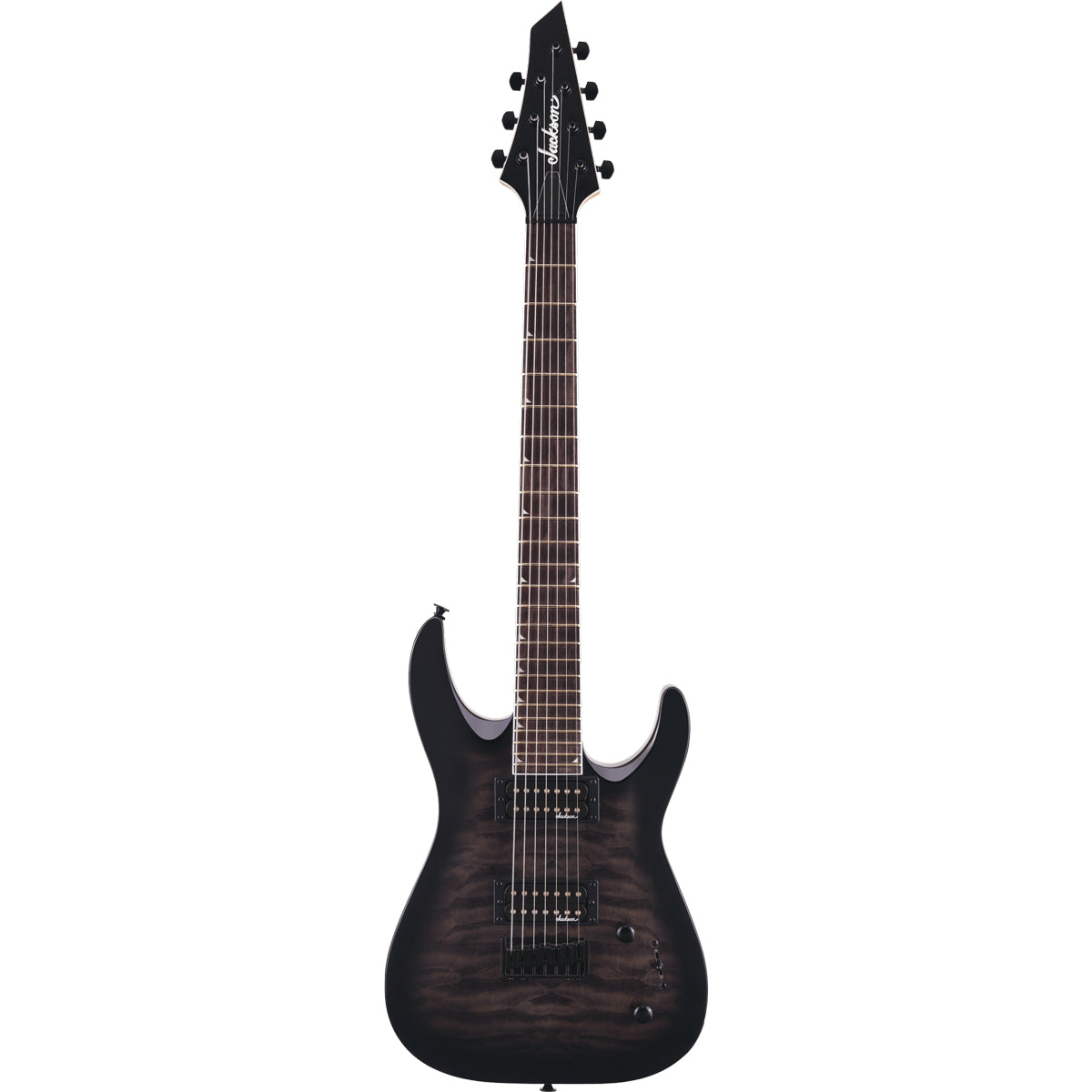 Jackson JS Series Dinky Arch Top JS22Q-7 DKA HT Transparent Black Burst