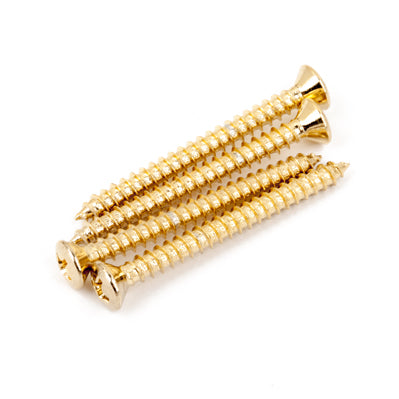 Fender Neck Mounting Scews Gold (4)