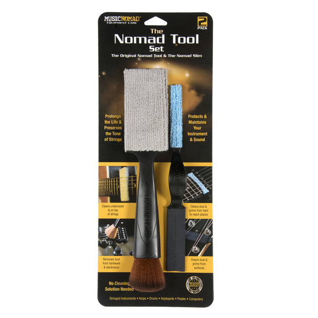 Music Nomad The Nomad Tool Set 2-Piece All-in-one Cleaning Set MN204