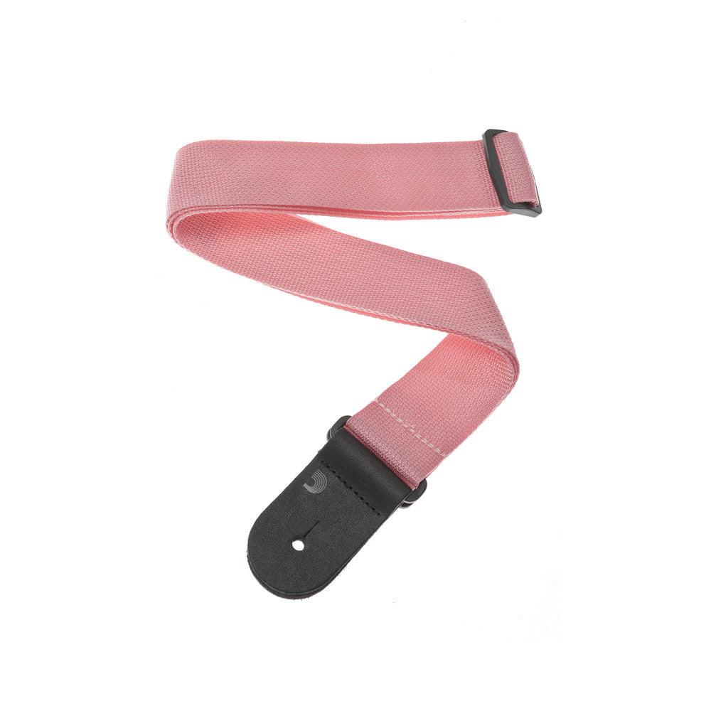 D'Addario Polypropylene Guitar Strap Pink PWS106