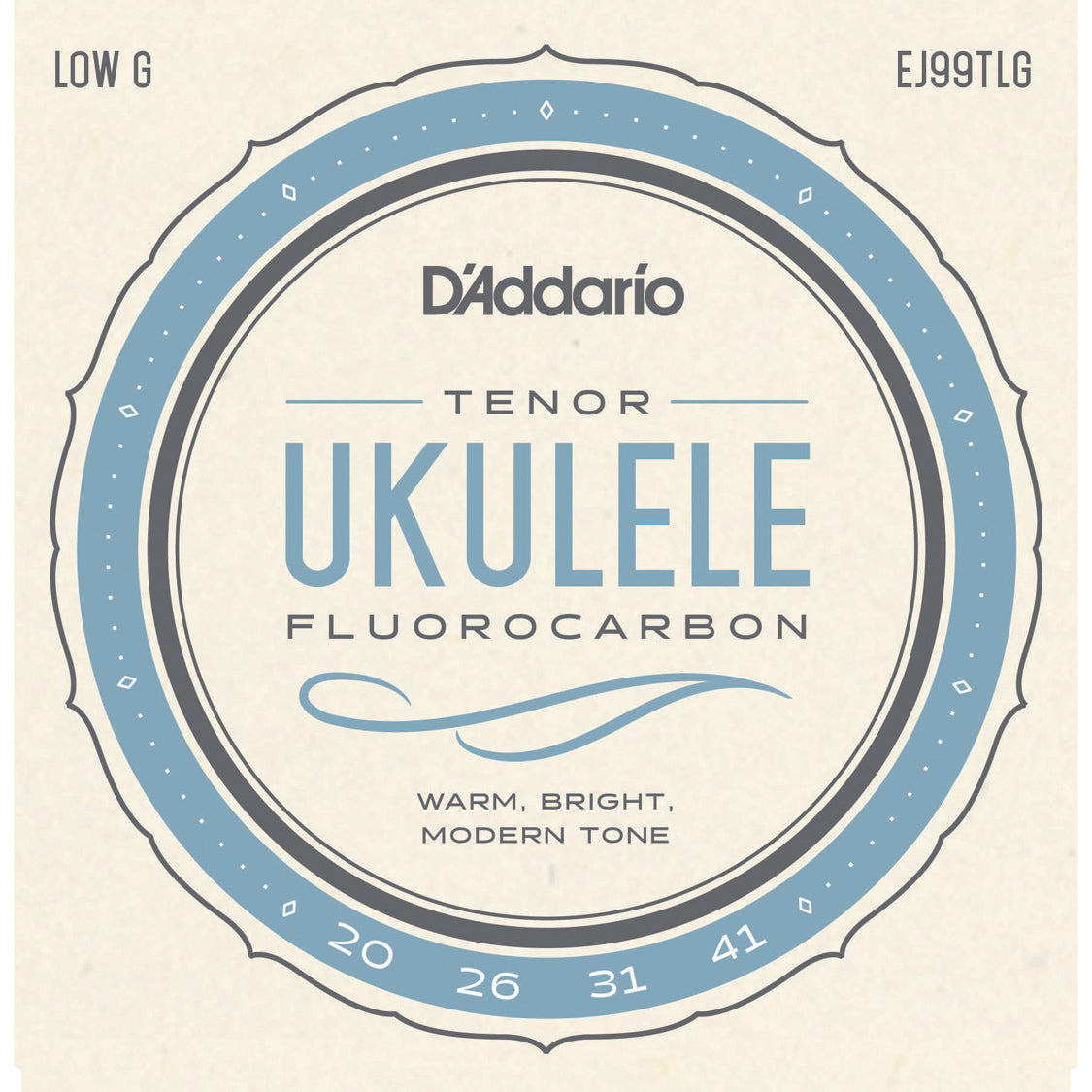 D'Addario EJ99TLG FluoroCarbon Ukulele Tenor Low G