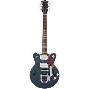 Gretsch G2655T-P90 Streamliner Center Block Jr. Double-Cut P90 with Bigsby Two-Tone Midnight Sapphire Vintage Mahogany Stain