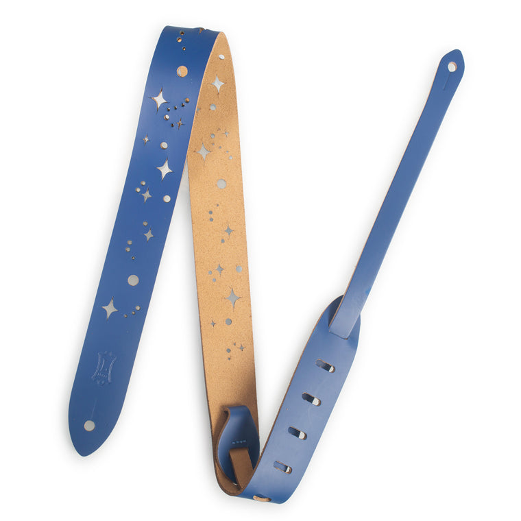 Levy's Kids Galaxy Punch Out Kids Guitar Strap Blue MJ12GSC-BLU