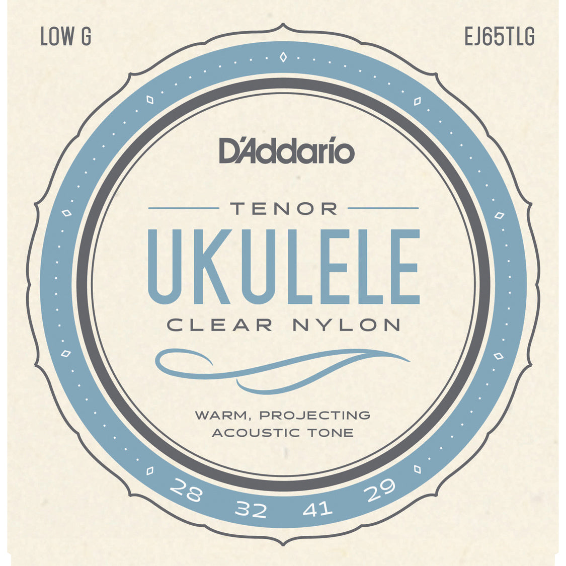 D'Addario EJ65TLG Ukulele Tenor Low G