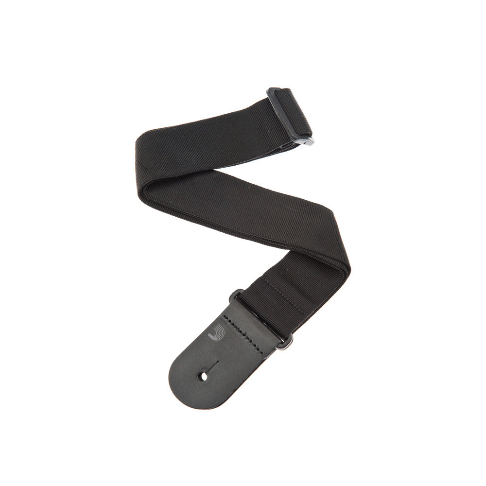 D'Addario Polyester Guitar Strap Black 50F05