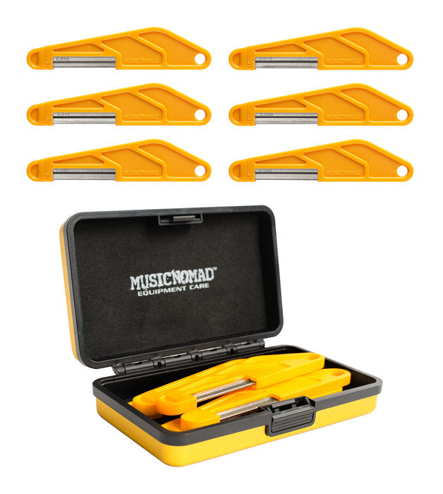 MusicNomad Nut File 6PC Set Super Light MN667