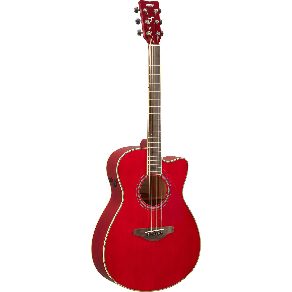 Yamaha FSCTA Transacoustic Cutaway Ruby Red
