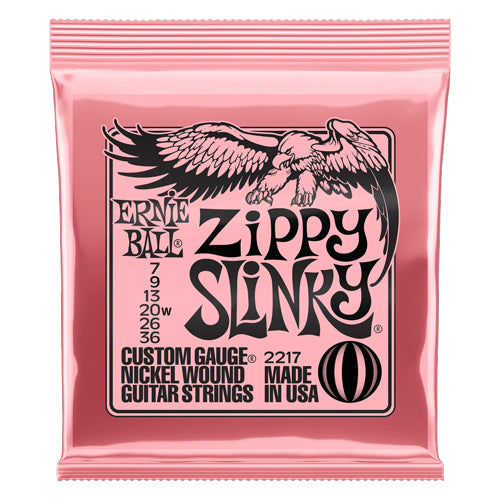 Ernie Ball Zippy Slinky Nickel Wound Electric Strings 7.5-36